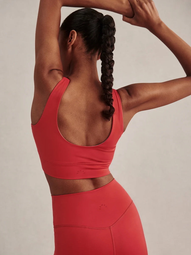 FreeSoft™ Cori Compression Sports Bra - Pink Begonia