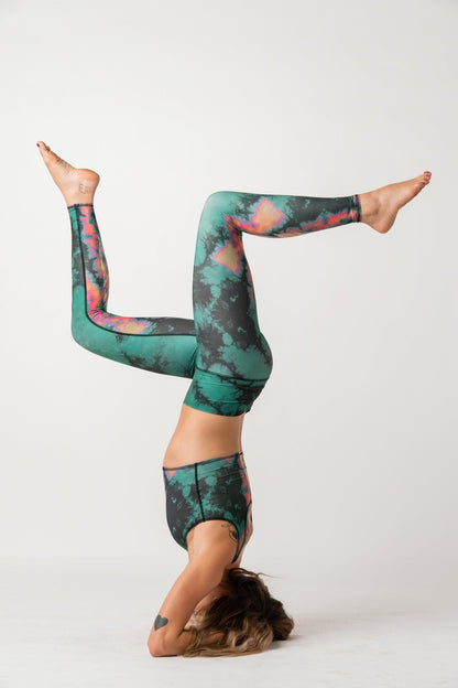Eagle Feather Green Hot Pant | Teeki | Evolve Fit Wear