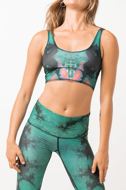 Eagle Feather Green Lover Tank | Teeki | Evolve Fit Wear