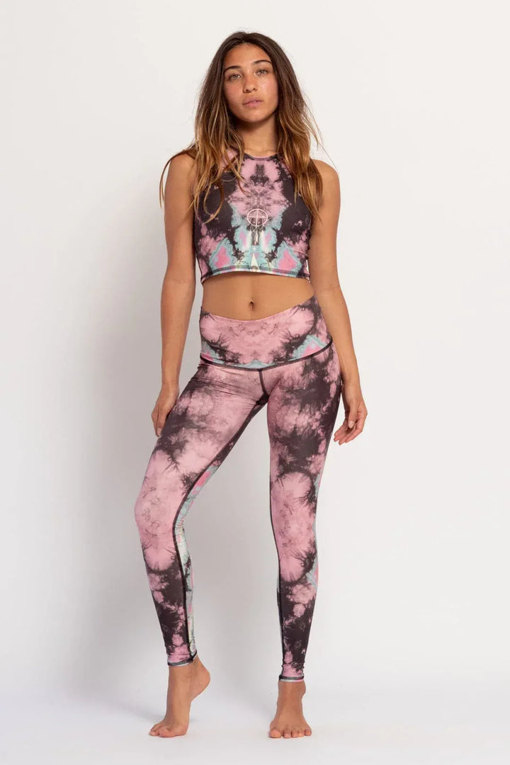 EaglePinkHotPantMermaidTankFullFRONT - Evolve Fit Wear - EaglePinkHotPantMermaidTankFullFRONT