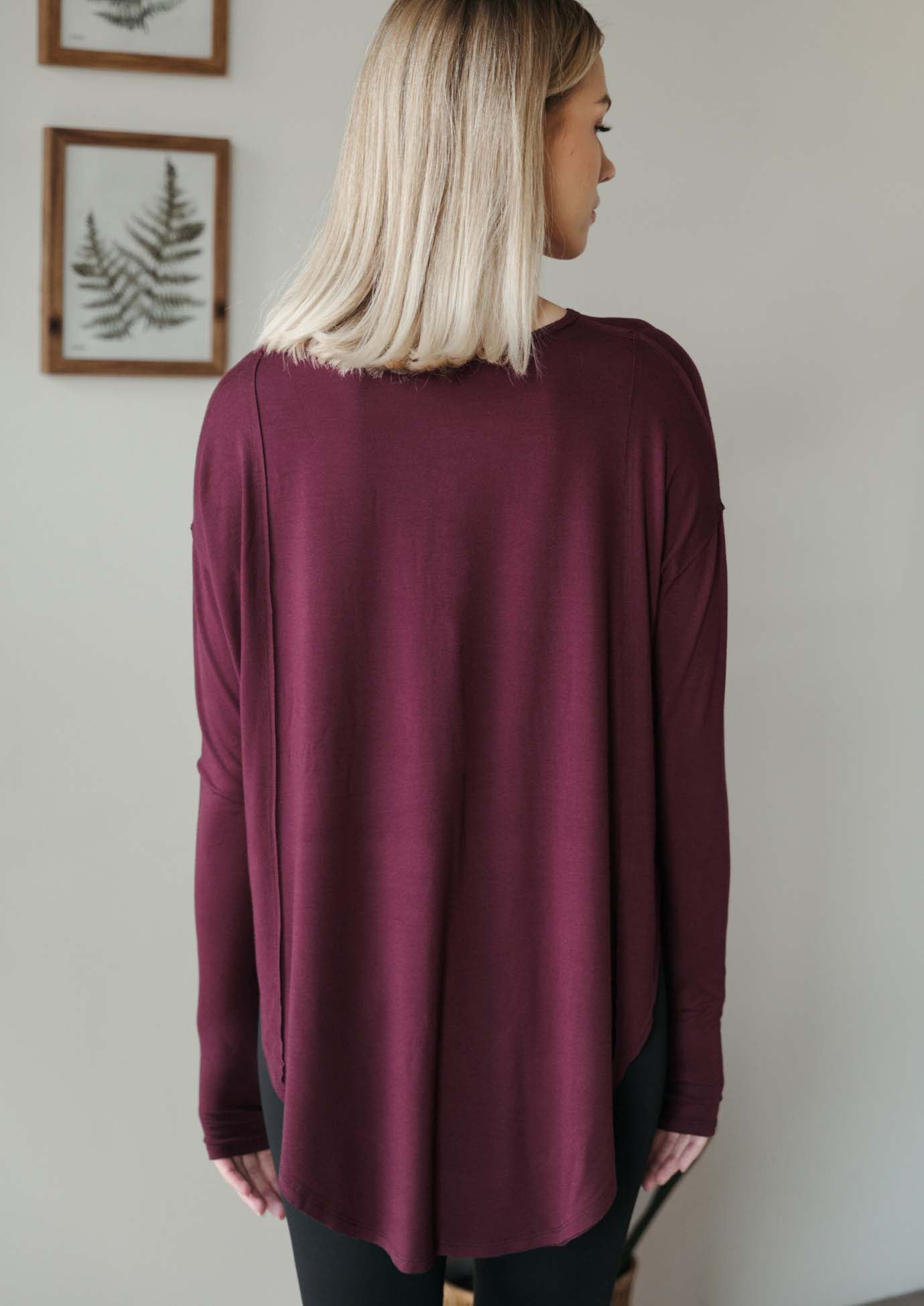 Flow Top - Merlot | Jala | Evolve Fit Wear