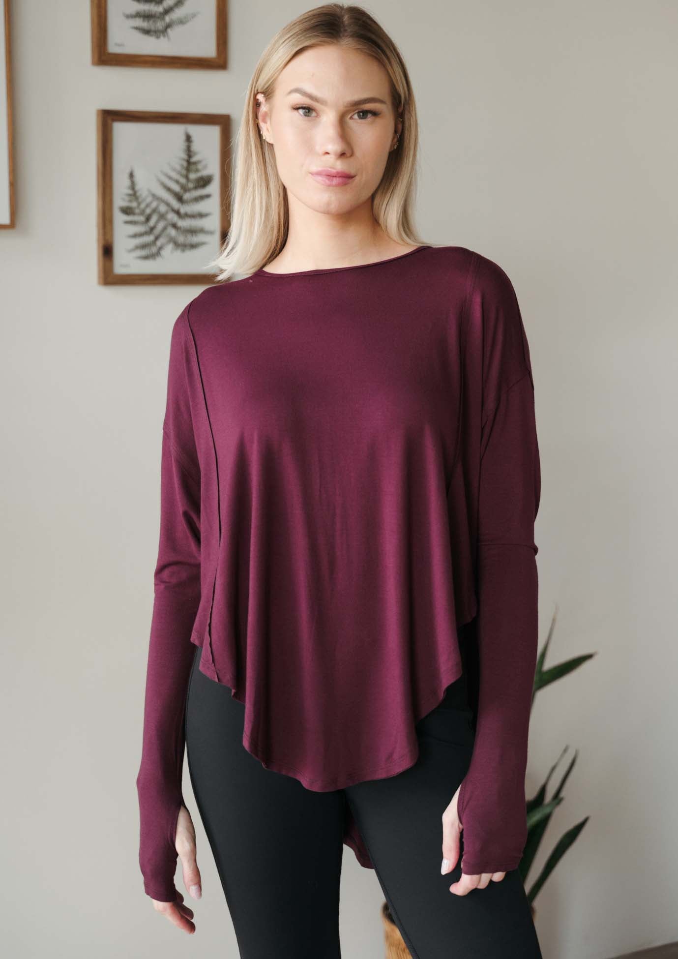 Flow Top - Merlot | Jala | Evolve Fit Wear