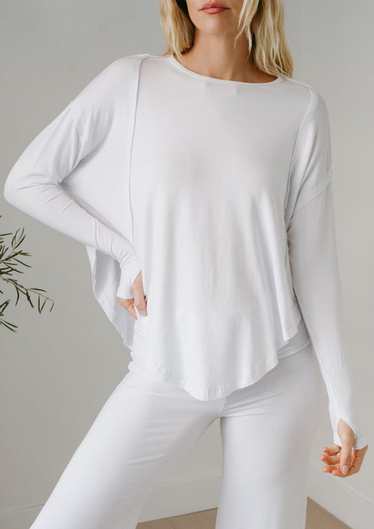 Flow Top - White | Jala | Evolve Fit Wear