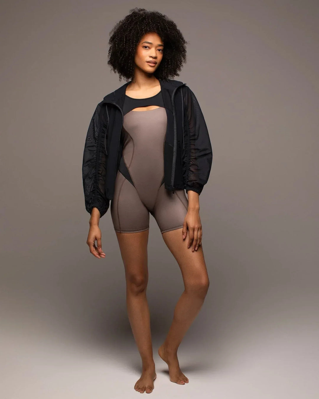 FUSION_GLOSS_JUMPSUIT_BRONZED_PEWTER_BLACK_4 - Evolve Fit Wear - FUSION_GLOSS_JUMPSUIT_BRONZED_PEWTER_BLACK_4