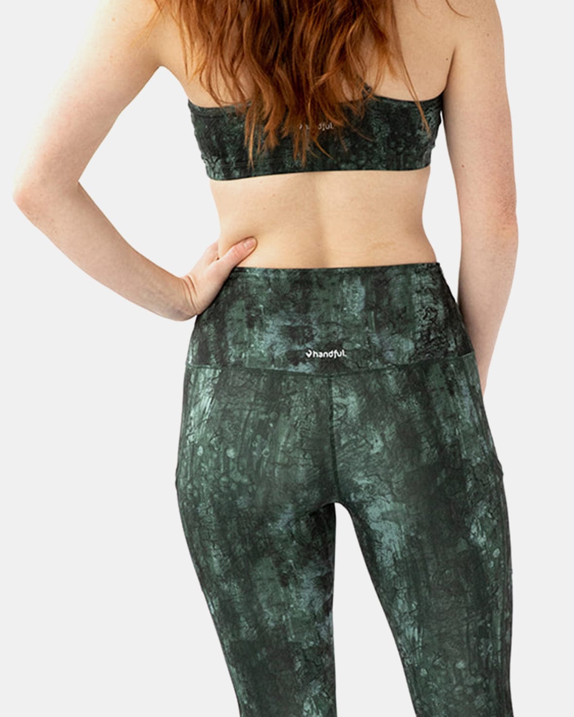 Hi Five Pocketed High-Waist Leggings - Nature Daze