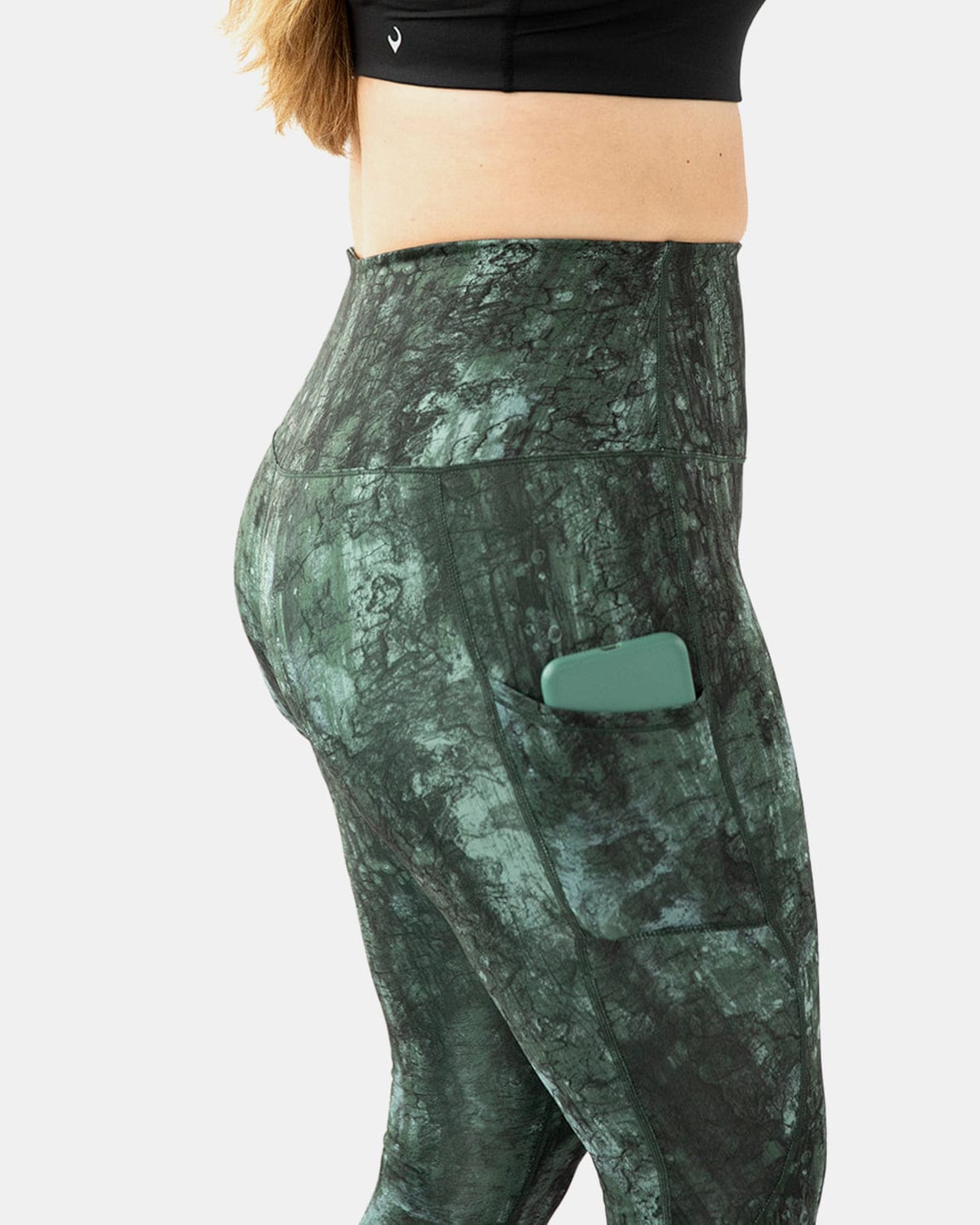 Hi Five Pocketed High-Waist Leggings - Nature Daze