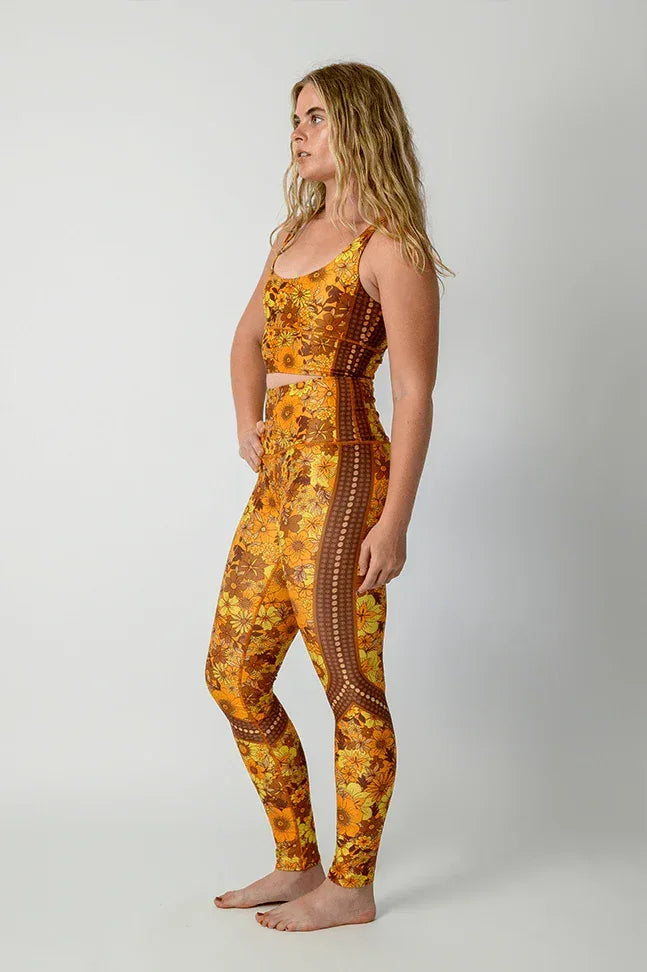 Flower_Power_Printed_Yoga_Leggings - Evolve Fit Wear - Flower_Power_Printed_Yoga_Leggings