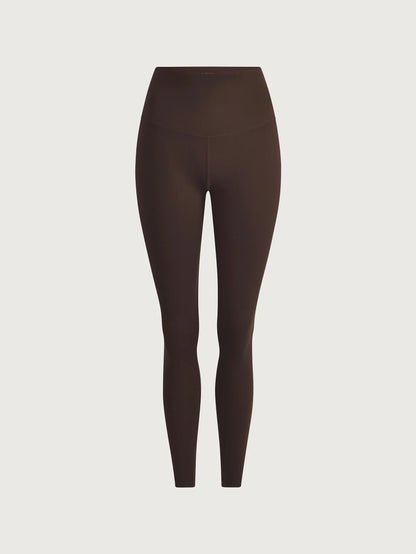 FreeSoft High Waisted Leggings in Coffee Bean | Evolve Fit Wear