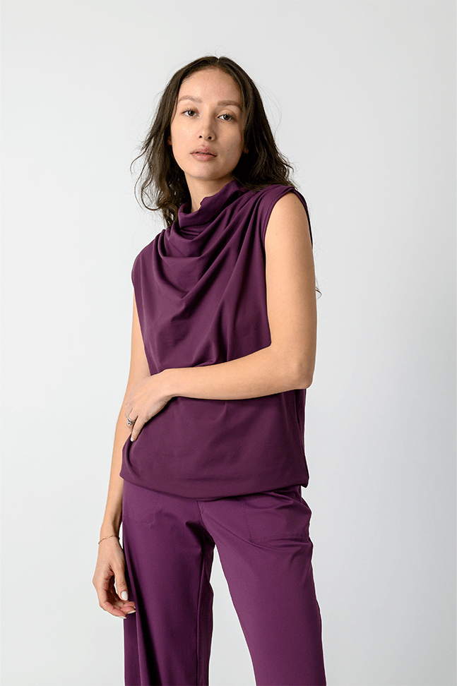 Goddess Tank - Mulberry | Yoga Democracy | Evolve Fit Wear