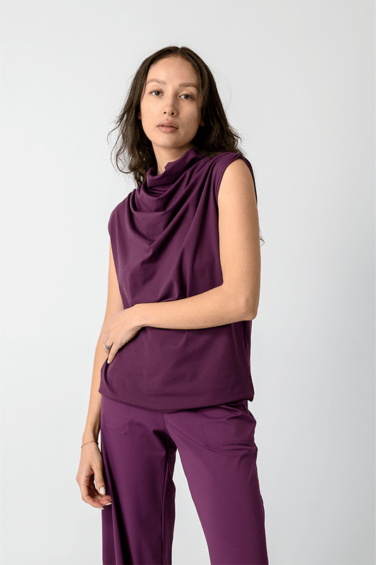Goddess Tank - Mulberry | Yoga Democracy | Evolve Fit Wear