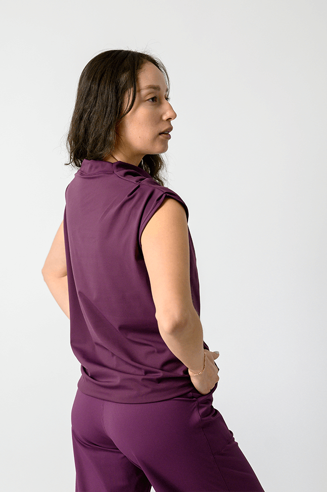 Goddess Tank - Mulberry
 back