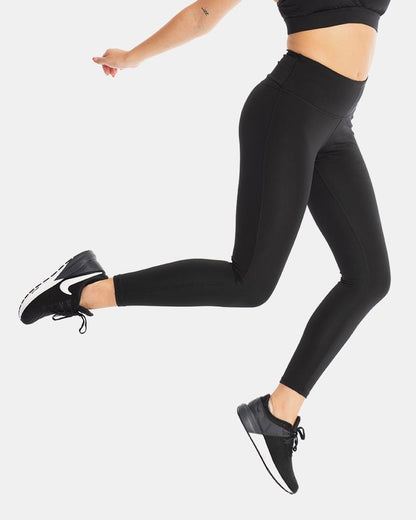 Squeeze Play High Waist Leggings - Booya Black