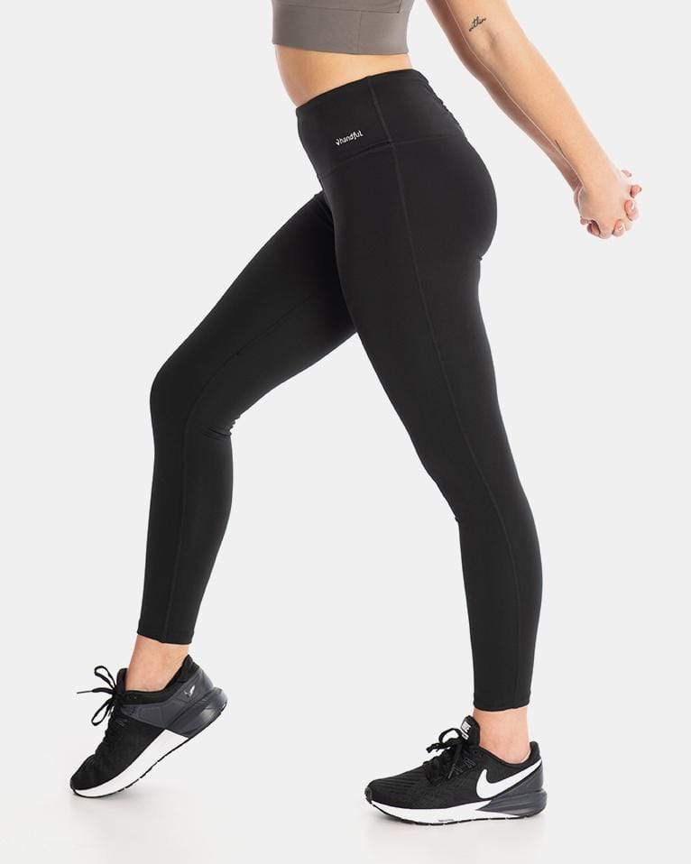 Squeeze Play High Waist Leggings - Booya Black