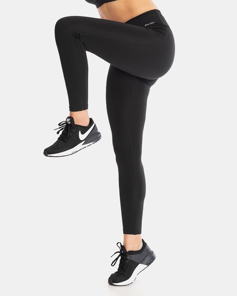 Squeeze Play High Waist Leggings - Booya Black
