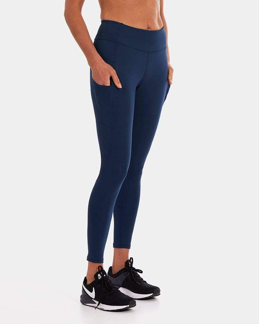 Wi-Thi Mid-Rise Pocketed Leggings – Night Swim Navy
