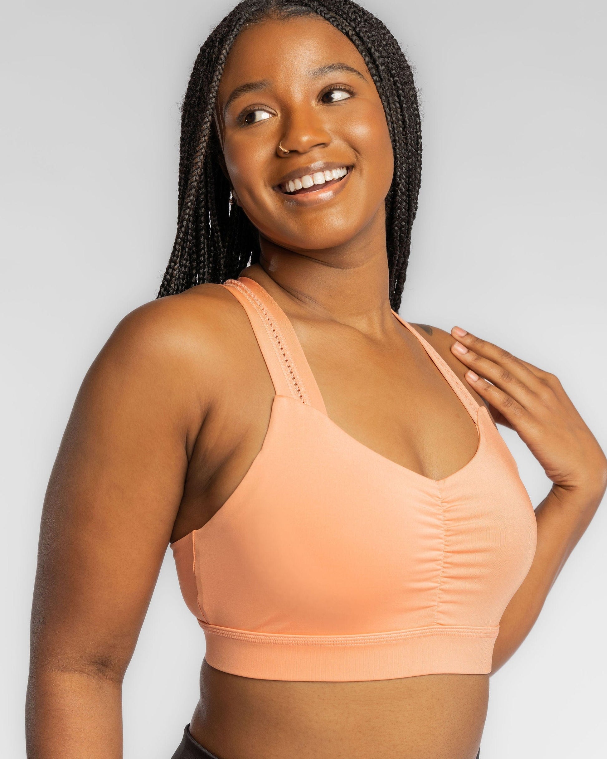 Handful Y - Back Bra - Papaya | Handful | Evolve Fit Wear
