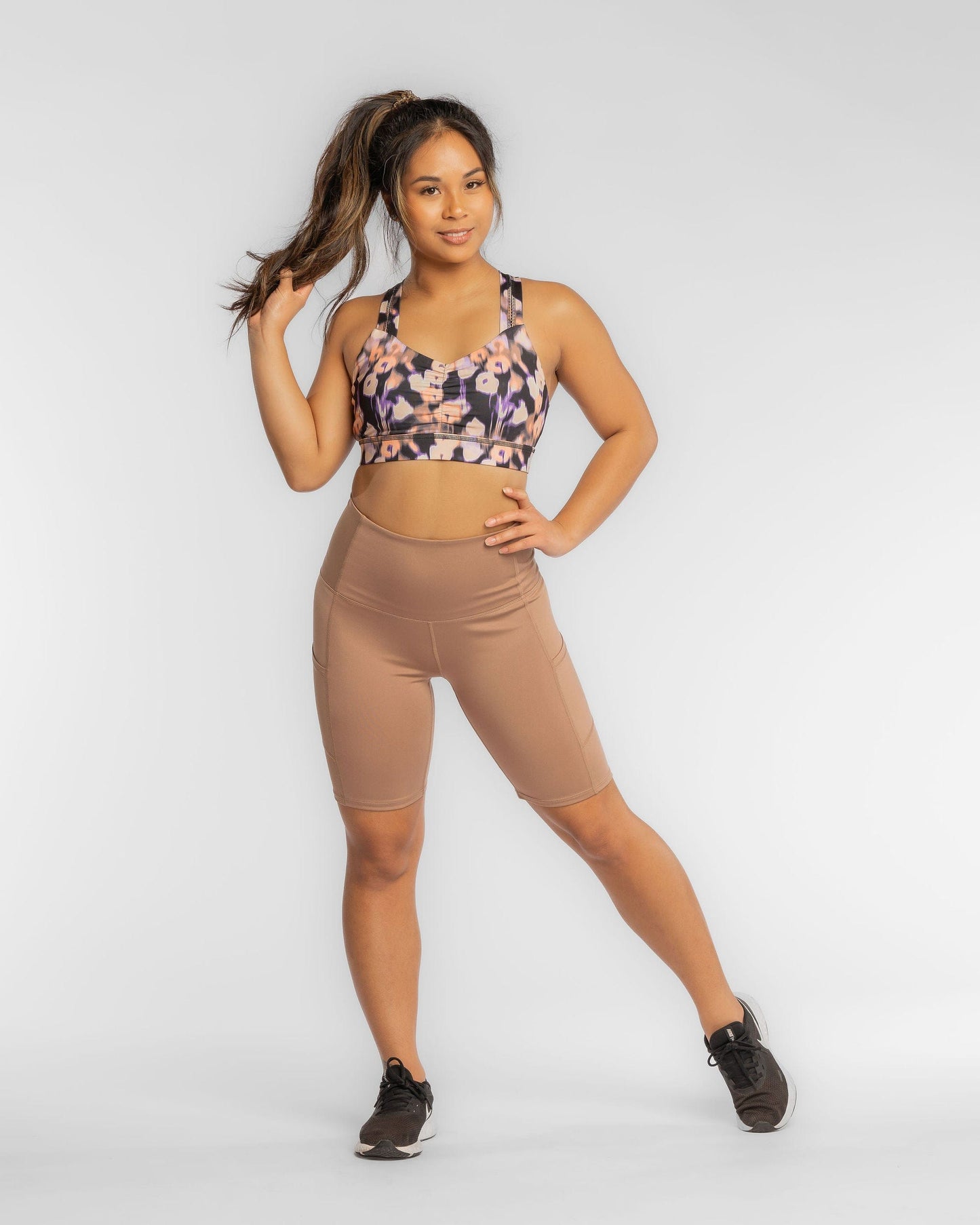 Hi Five High-Waisted Biker Short - Just Brew It