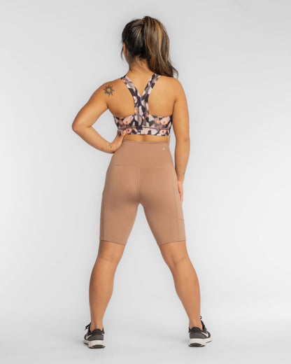 Hi Five High-Waisted Biker Short - Just Brew It