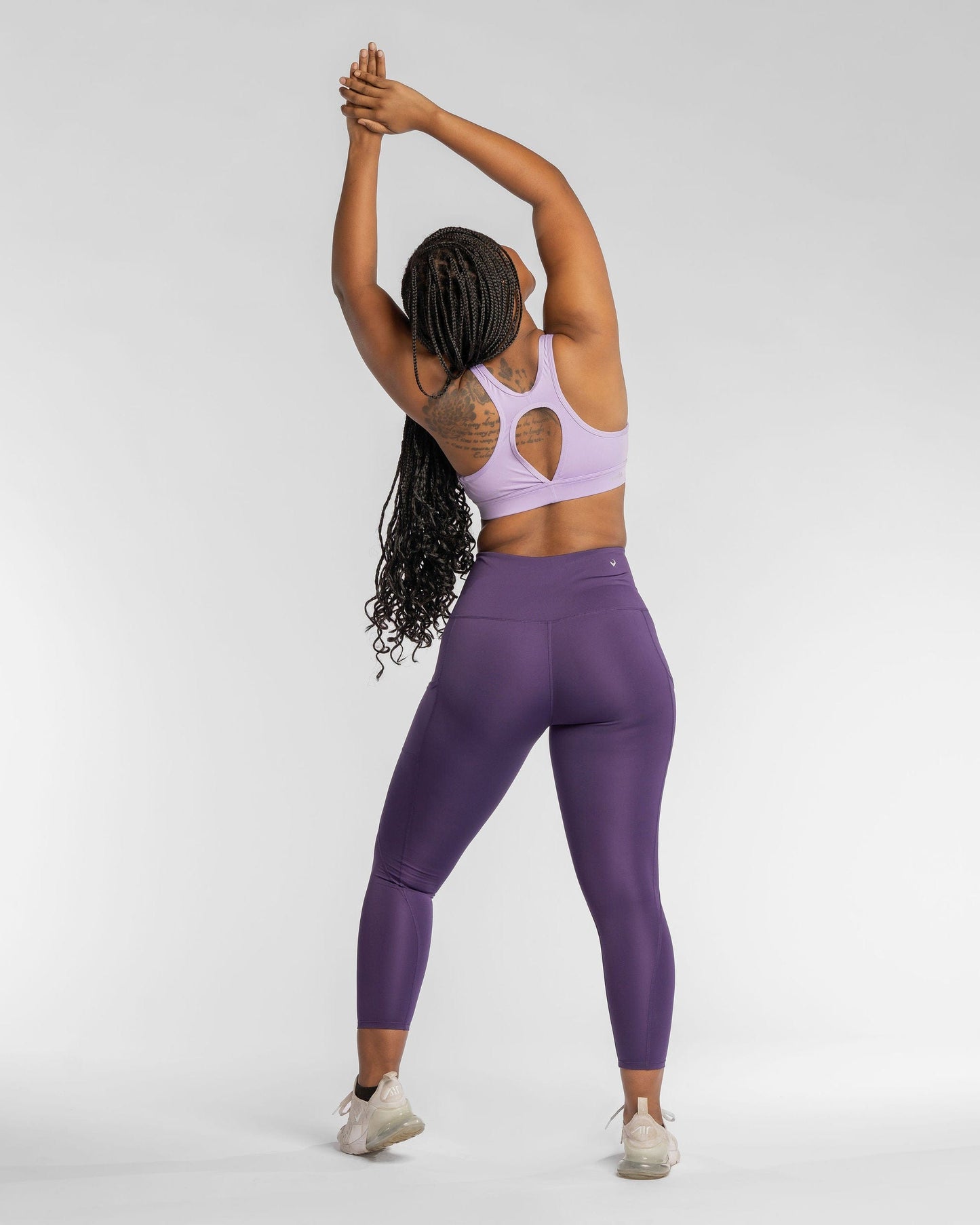 Hi Five Pocketed High-Waist Leggings - Purple Craze