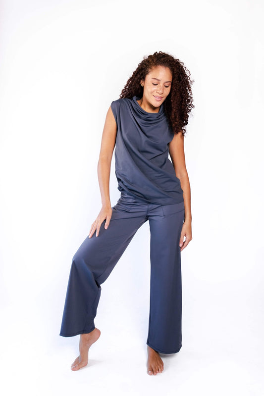 Ultimate Trouser in Navy Blue | Yoga Democracy | Evolve Fit Wear