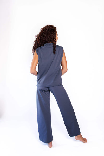 Ultimate Trouser in Navy Blue back