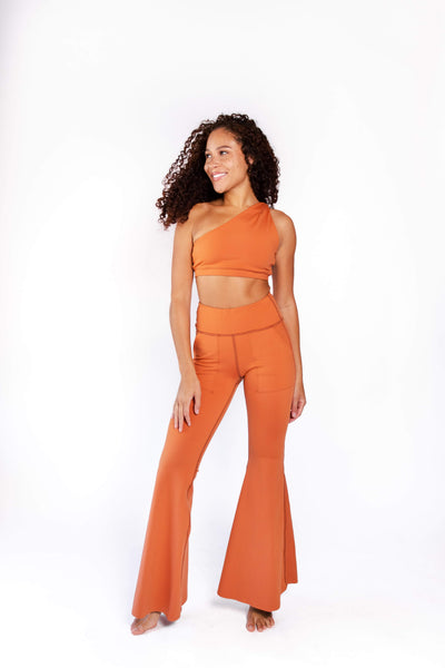 Bell Bottoms 2.0 in Burnt Orange front