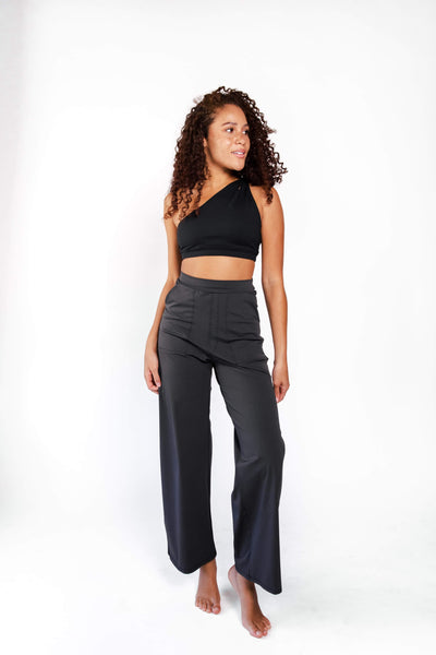 Ultimate Trouser in Jet Black full