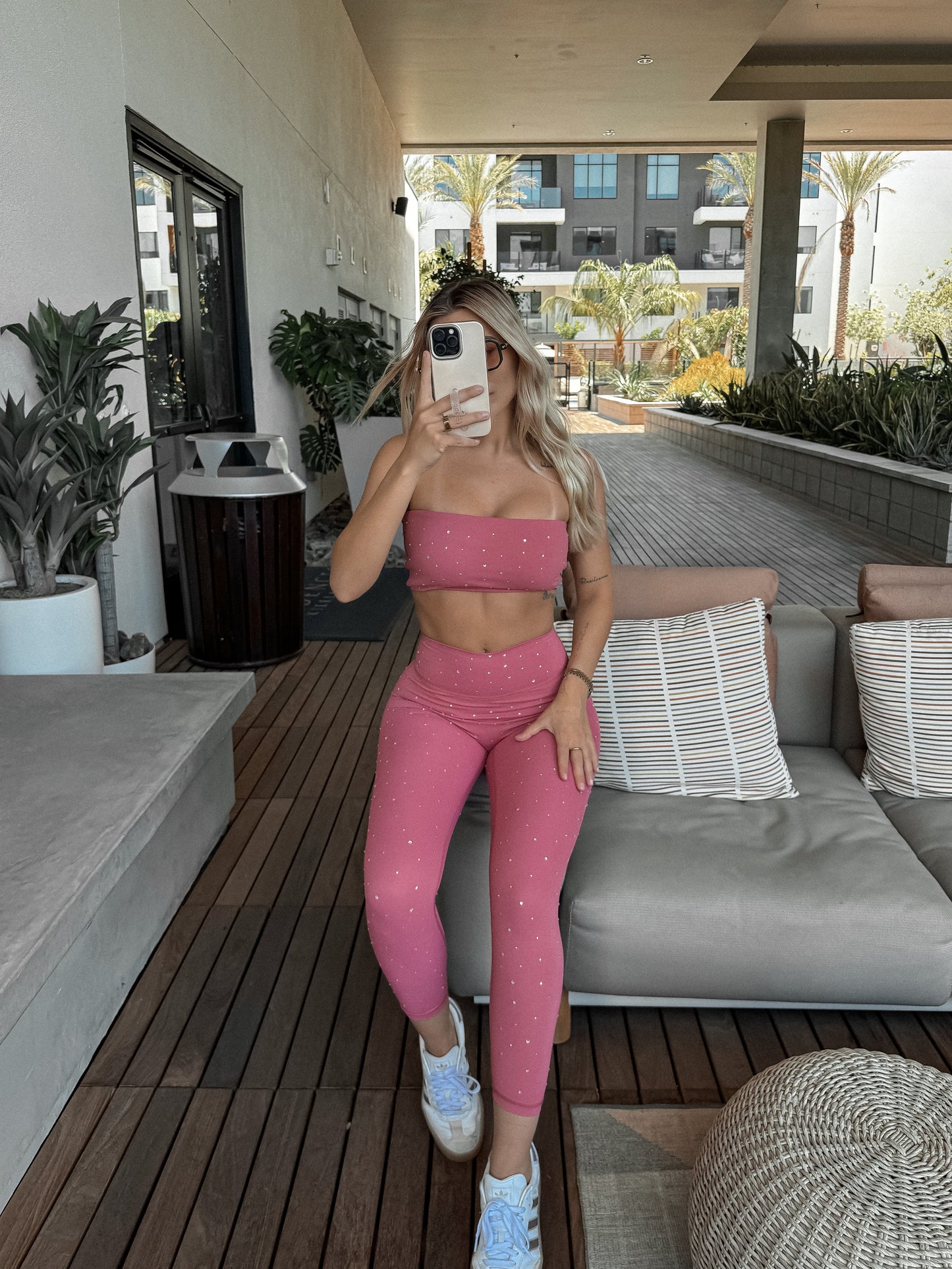 Girlfriend Legging - Rose Gem