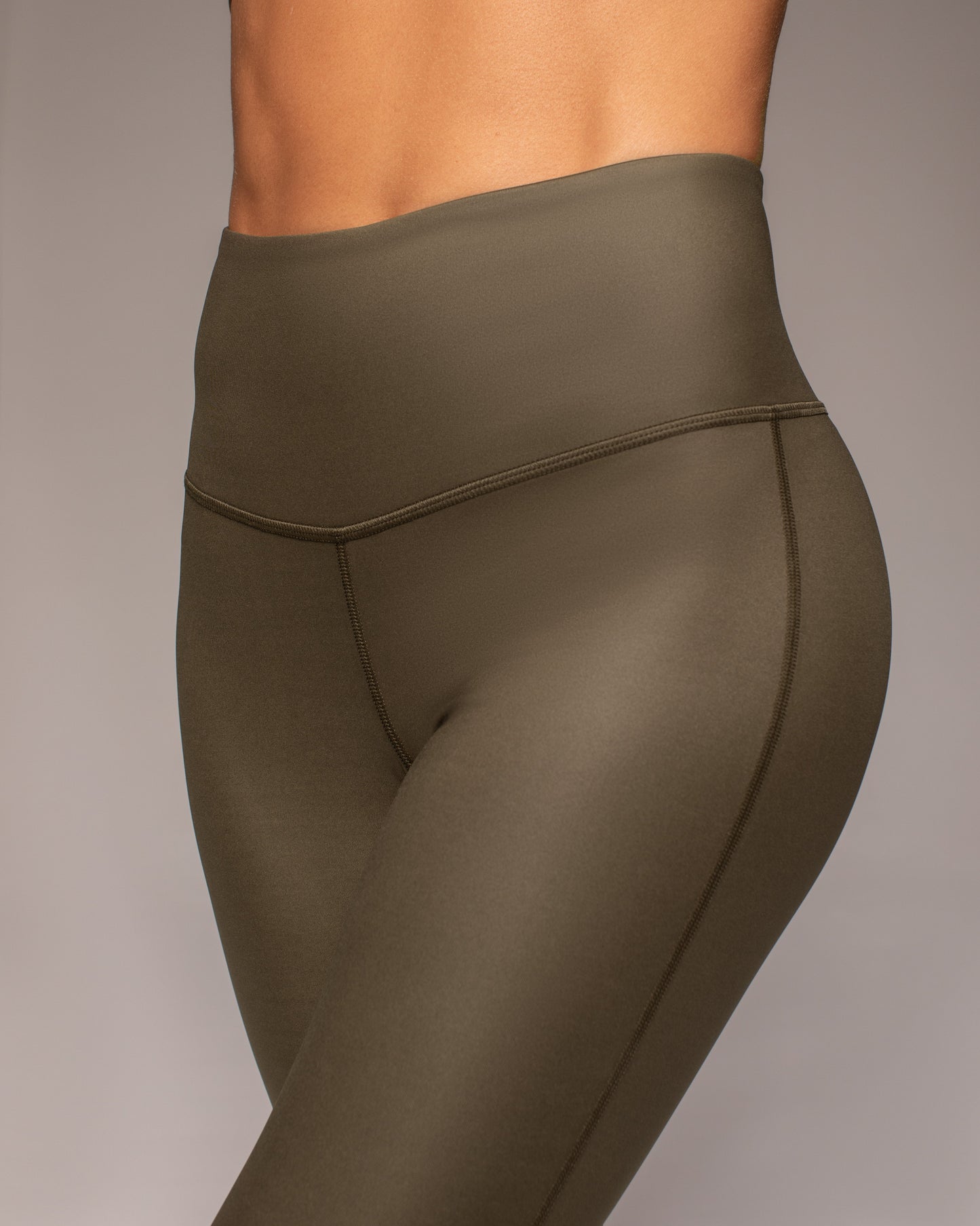 Instinct Gloss Legging - Olive