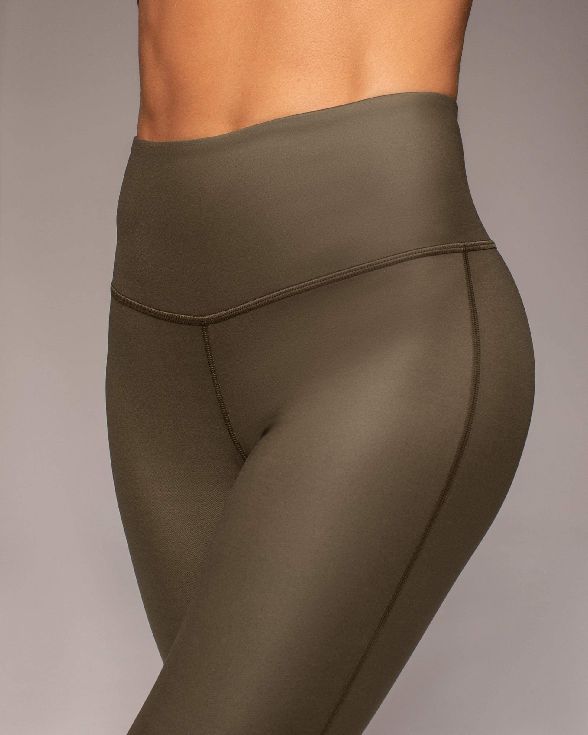 Instinct Gloss Legging - Olive