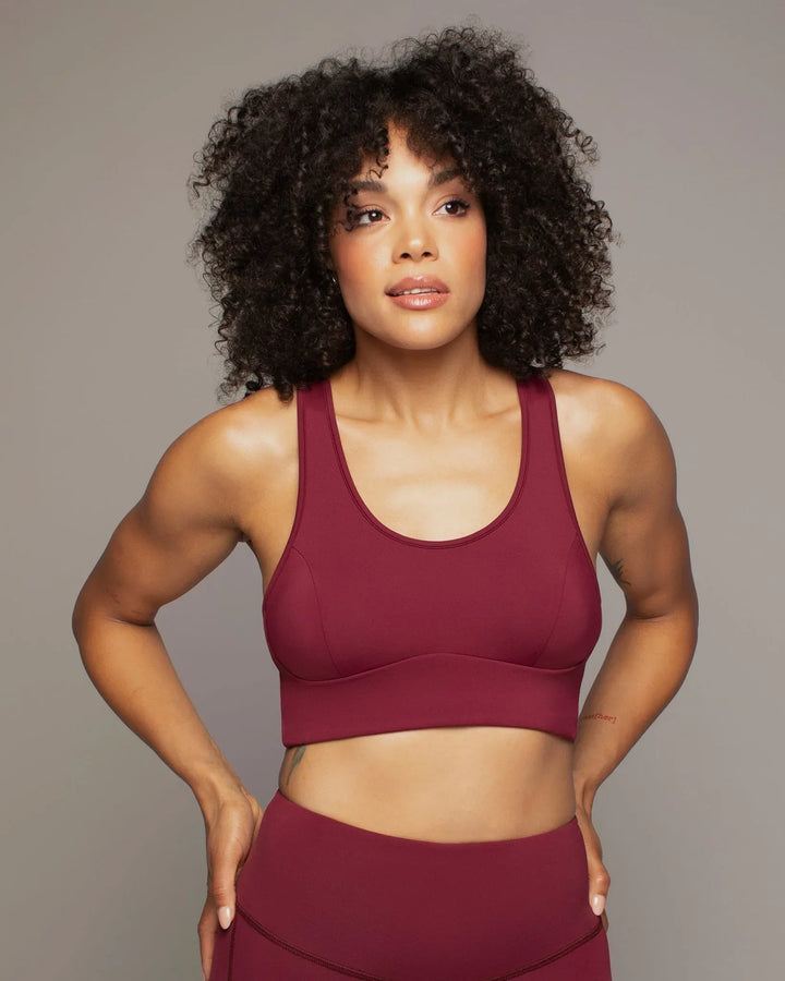 INSTINCT_LONGLINE_BRA_BURGUNDY_1 - Evolve Fit Wear - INSTINCT_LONGLINE_BRA_BURGUNDY_1