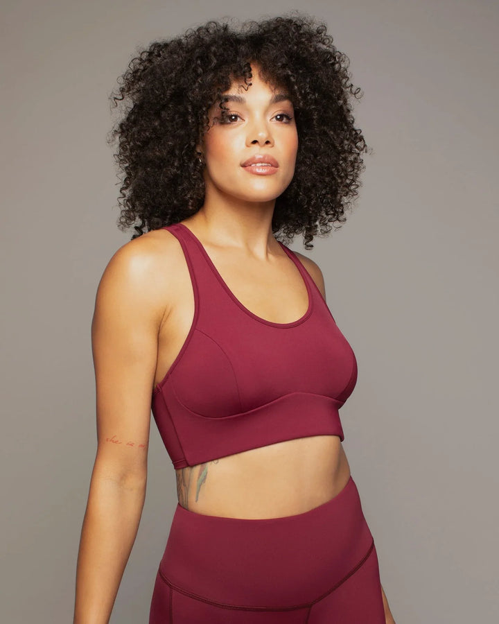 INSTINCT_LONGLINE_BRA_BURGUNDY_2 - Evolve Fit Wear - INSTINCT_LONGLINE_BRA_BURGUNDY_2