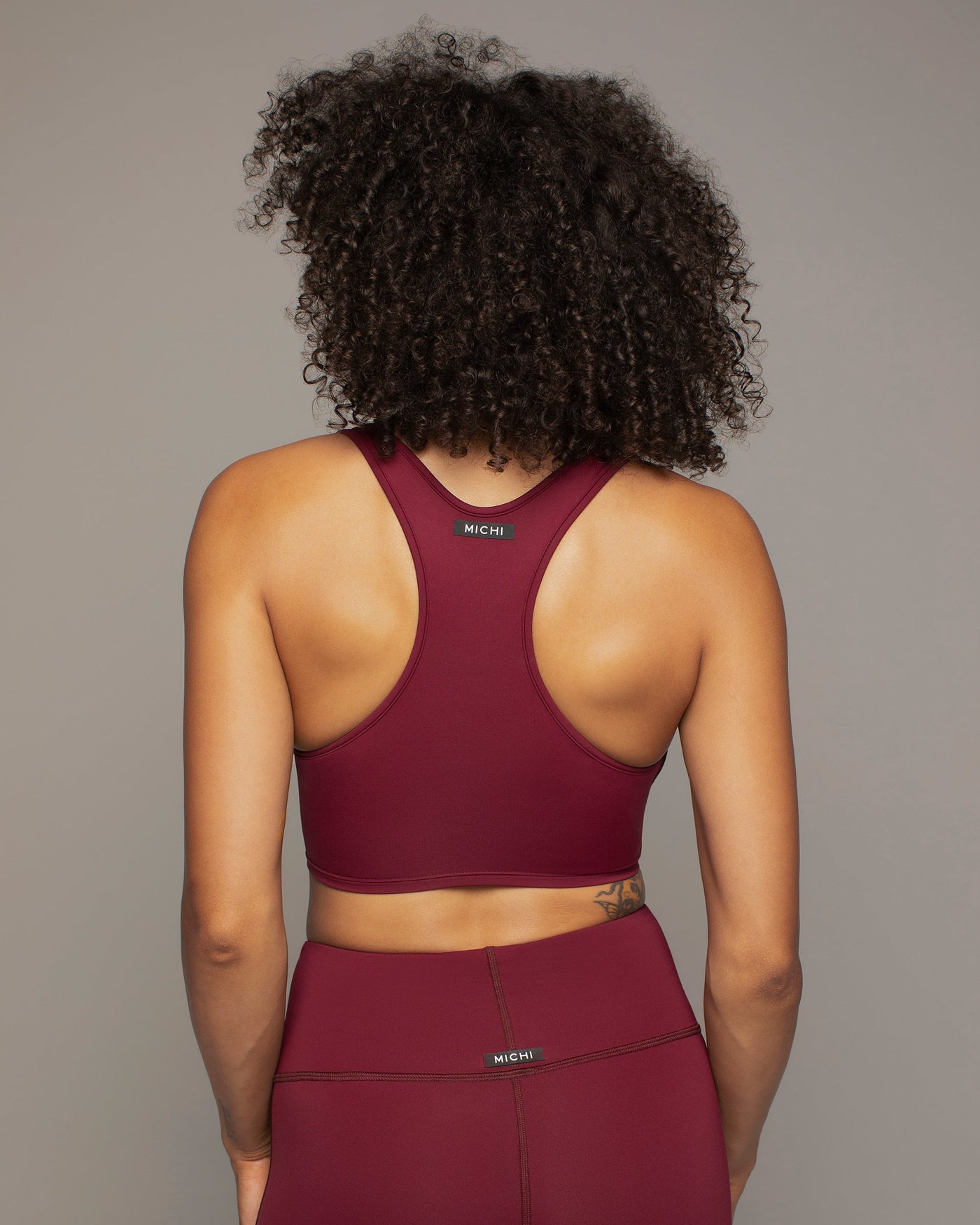 Instinct Longline Bra - Burgundy