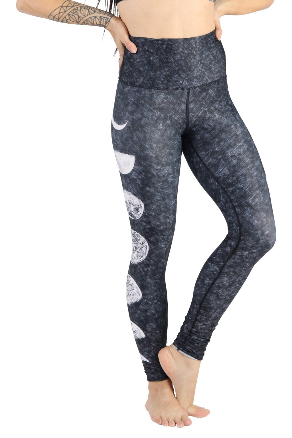 Just a Dark Moon Phase Printed Yoga Legging | Yoga Democracy | Evolve Fit Wear