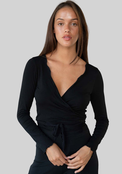 Kira Wrap Top