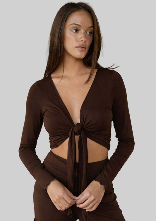 Kira Wrap Top