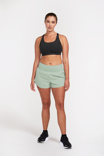 ALRN MID SUPPORT CROSSBACK BRA