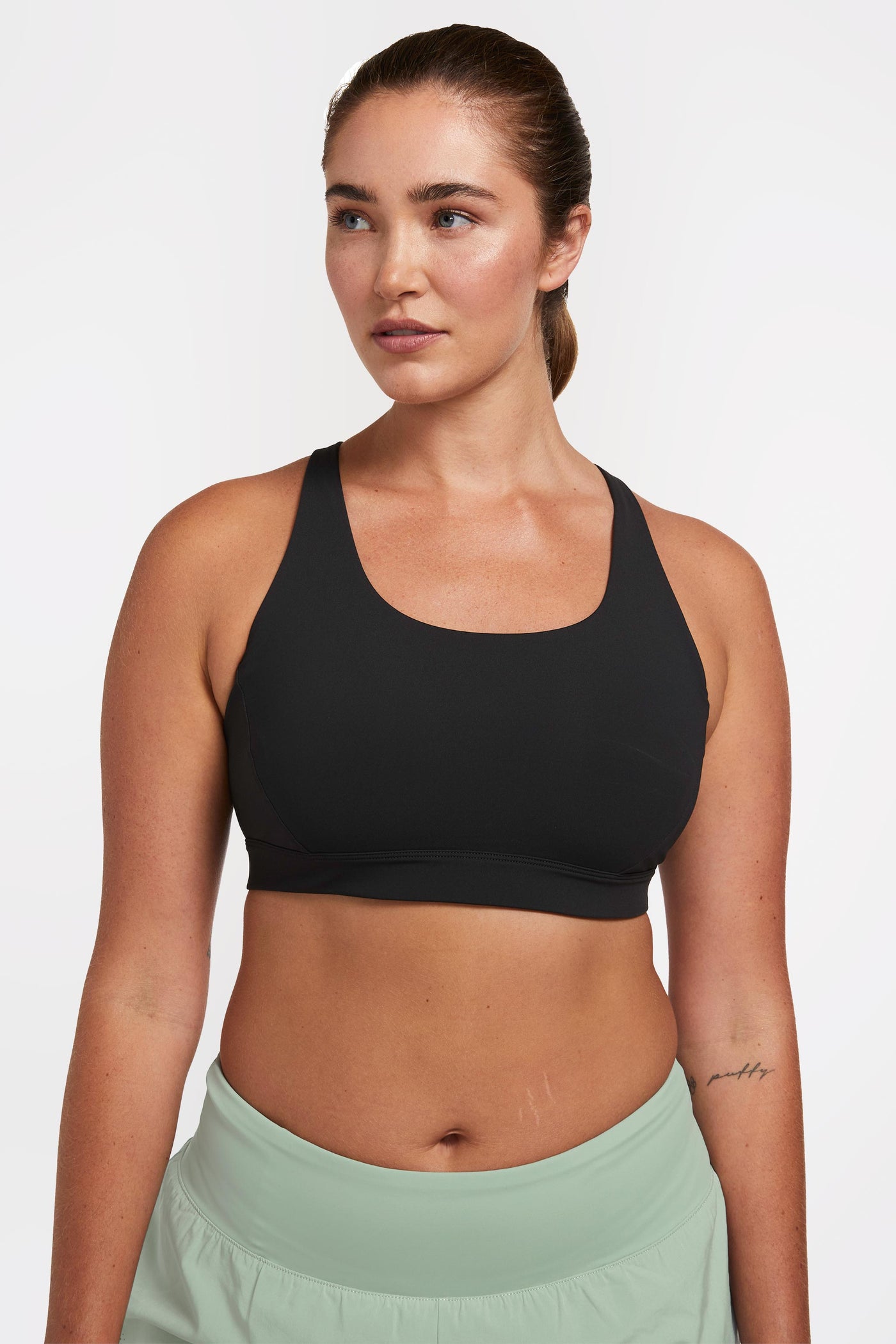 ALRN MID SUPPORT CROSSBACK BRA