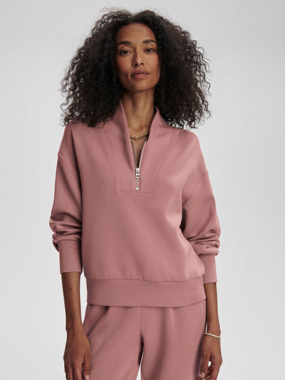 Varley Davidson Sweat - Ash Rose | Varley | Evolve Fit Wear