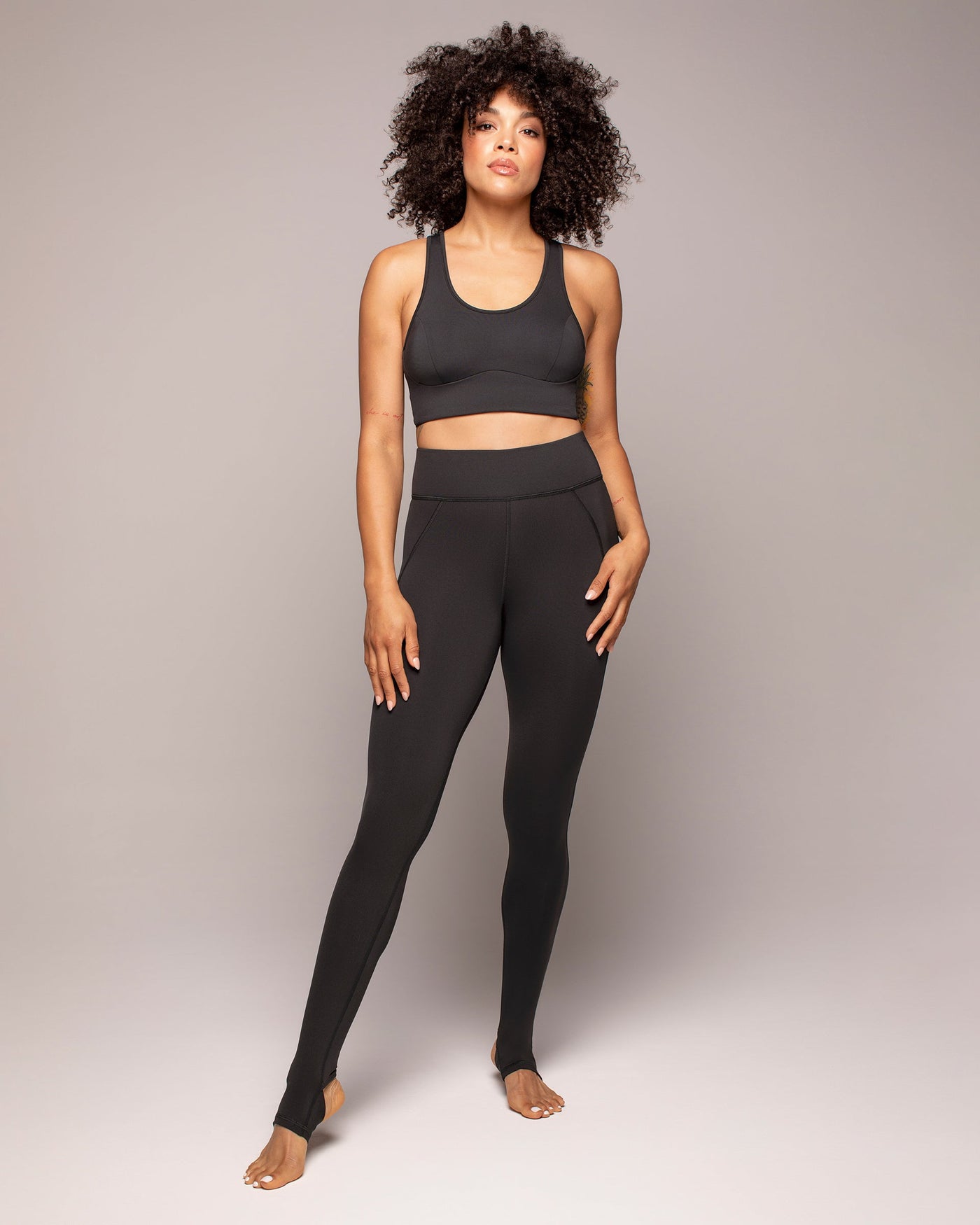 Liquid Stirrup Legging - Black