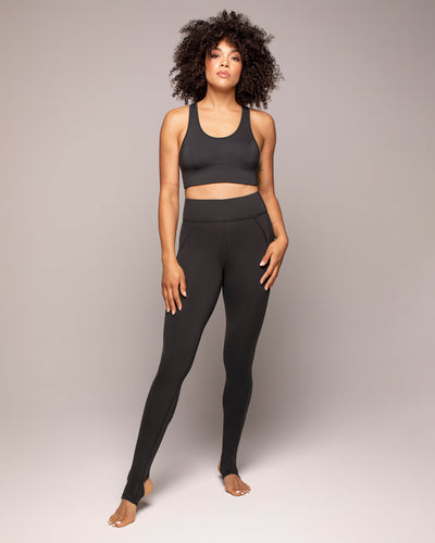 Liquid Stirrup Legging - Black