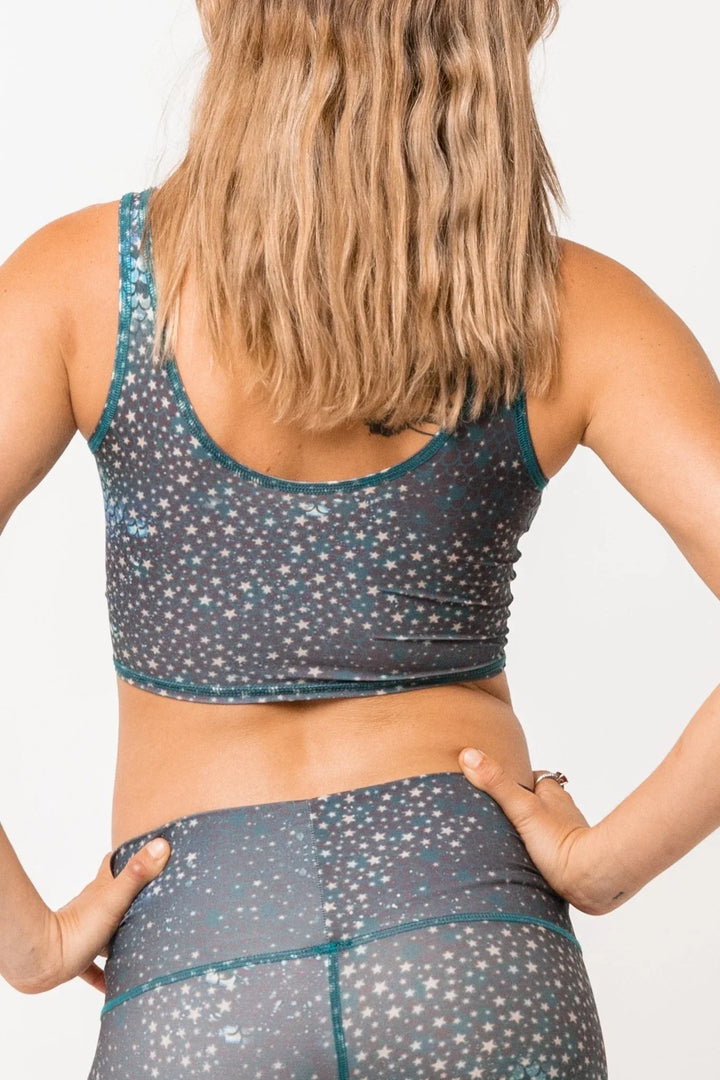 MermaidFairyQueenLoverTankBACKCropTeeki - Evolve Fit Wear - MermaidFairyQueenLoverTankBACKCropTeeki