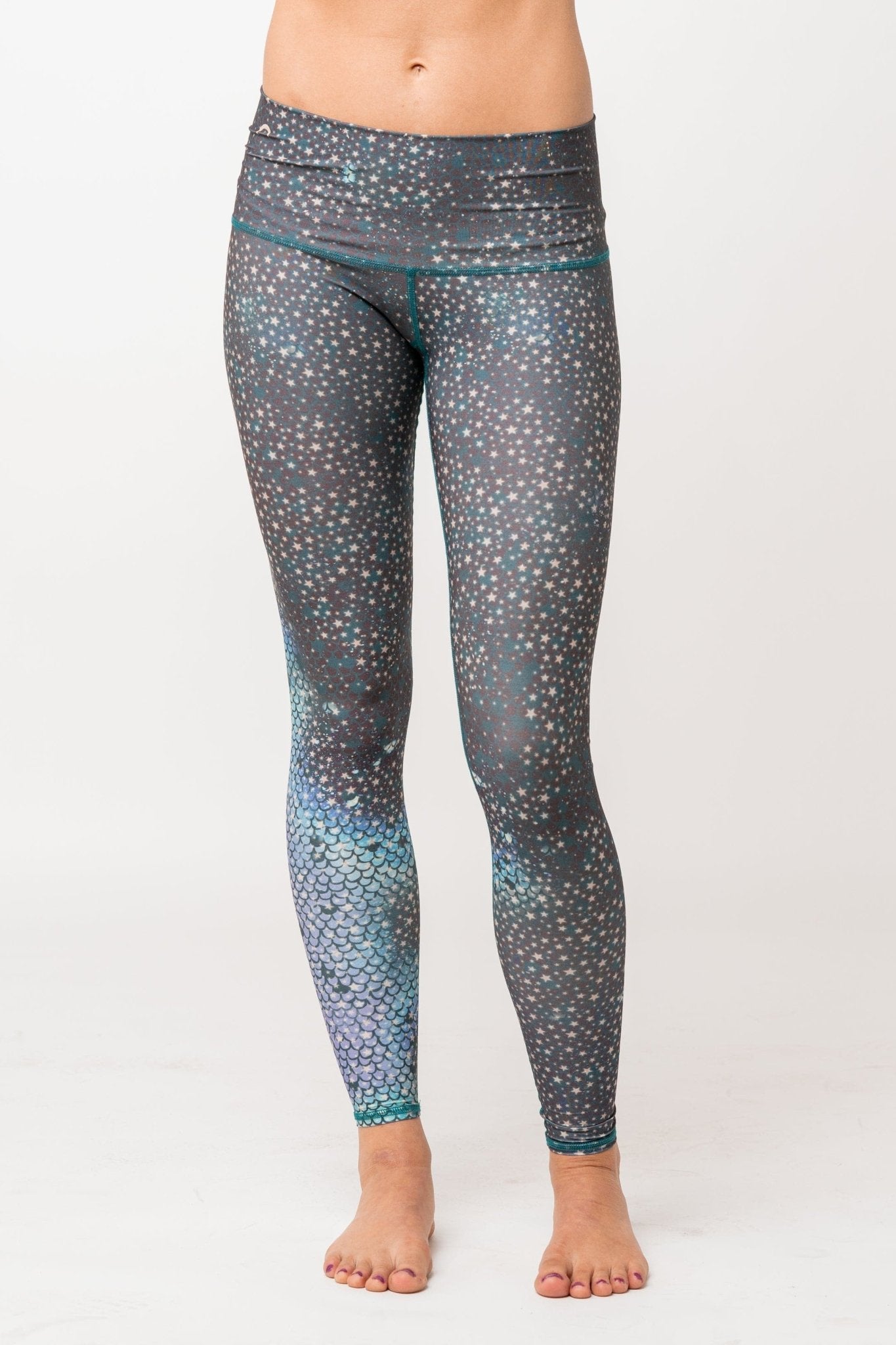 Mermaid Fairy Queen Teal Hot Pant | Teeki | Evolve Fit Wear