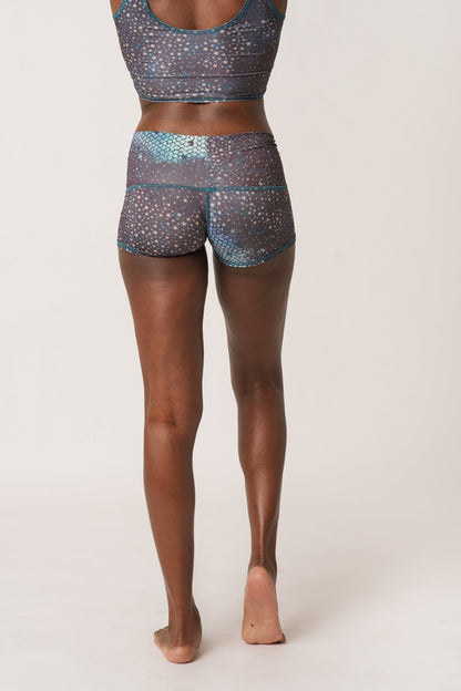 Mermaid Fairy Queen Teal Sun Shorts | Teeki | Evolve Fit Wear
