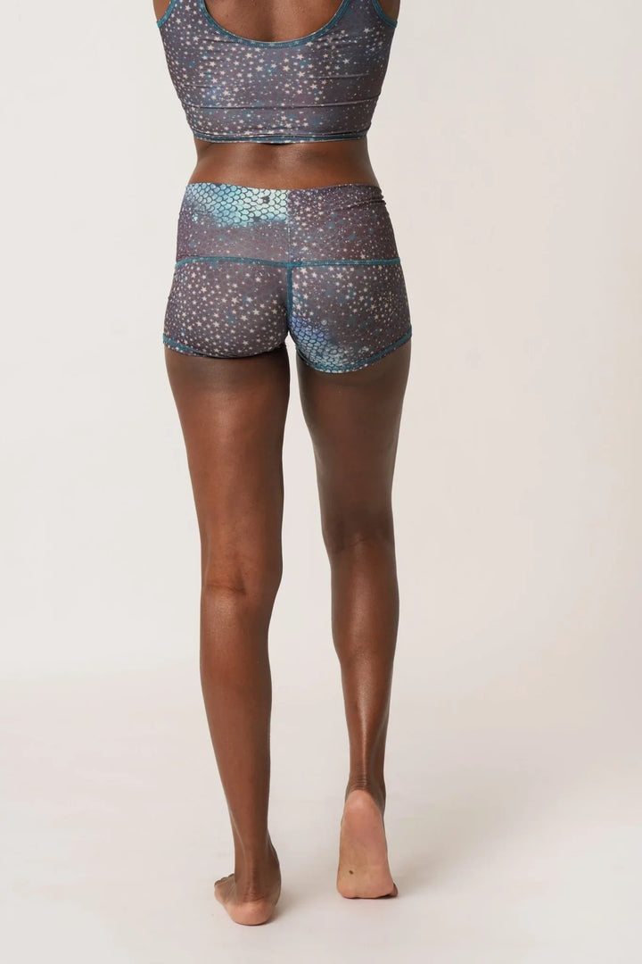 MermaidFairyQueenTealSunShortBACK - Evolve Fit Wear - MermaidFairyQueenTealSunShortBACK