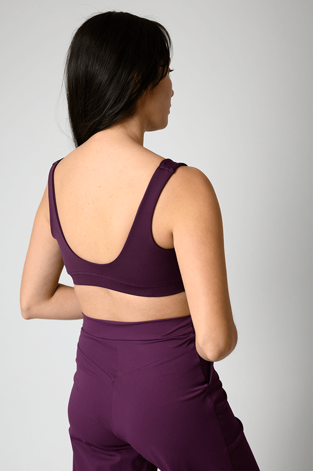 Everyday Sports Bra - Mulberry | Yoga Democracy | Evolve Fit Wear
