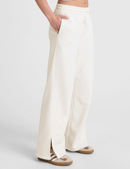 Luxefleece Wide Leg Pants - Fresh Snow