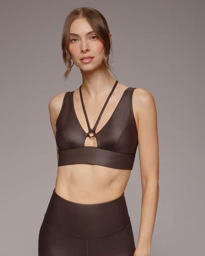 Odyssey Gloss Longline Bra | MICHI | Evolve Fit Wear