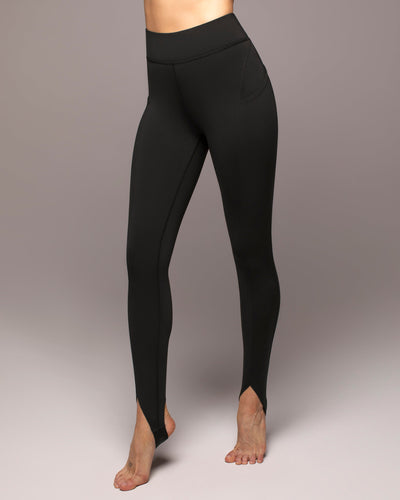 Odyssey Pocket Stirrup Legging - Black