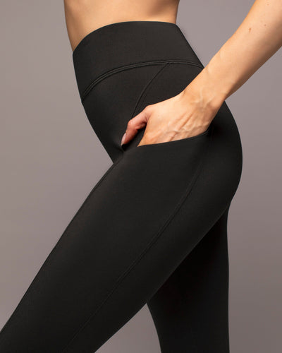 Odyssey Pocket Stirrup Legging - Black